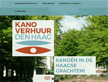 Tablet Screenshot of kanoverhuurdenhaag.nl